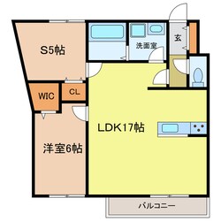 エフイー大阪狭山の物件間取画像